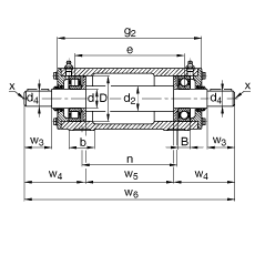 Стационарные подшипниковые узлы VRE309-B