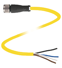 Pepperl+Fuchs. Female connector V1-G-YE5M-PVC-U