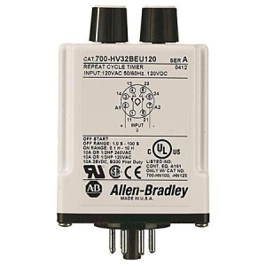 Allen-Bradley 700-HV32ECU120 700-HV Цокольное реле времени повторяющегося цикла