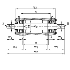 Стационарные подшипниковые узлы VRE315-F