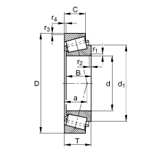 Конические роликоподшипники K6580-6535