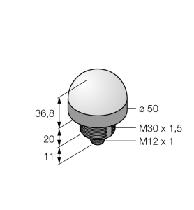 Светодиодный индикатормаяк - K50LGRYPQ - 3075671 Turck