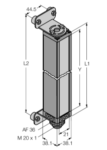 Измерительная световая завесаИзлучатель - BMEL616A - 3039919 Turck