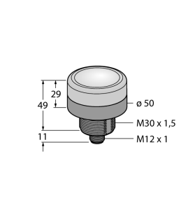 Светодиодный индикатормаяк - K50BCLXBXPQ - 3018339 Turck